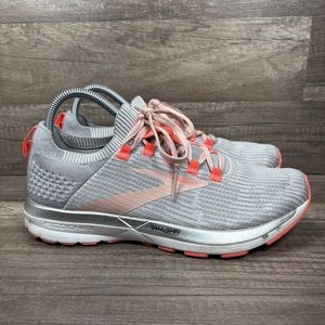 Brooks Women's Athletic Shoes Gray with Coral Accents